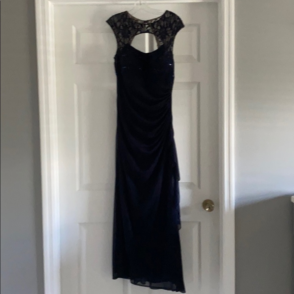 Navy blue formal dress